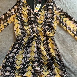 Black, yellow and pink romper